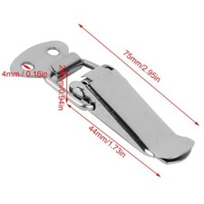 24 Pcs Schnappschloss Spannverschluss Kistenverschluss Koffer Hebel Verschluss