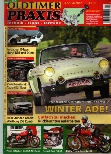 Zeitschrift oldtimer praxis 4 - oldtimer,
