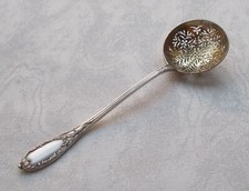 *RAR* Seltener Sieblöffel Rokoko Stil 950er Sterlingsilber V.Boivin Frankreich