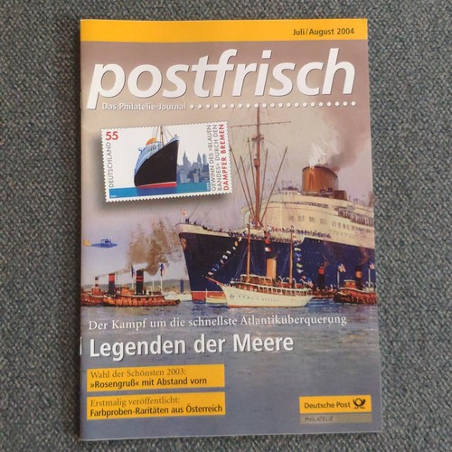Postfrisch juli august 2004 - postfrisch, juli/august