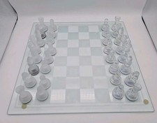 Schachbrett Glas ca 35x35