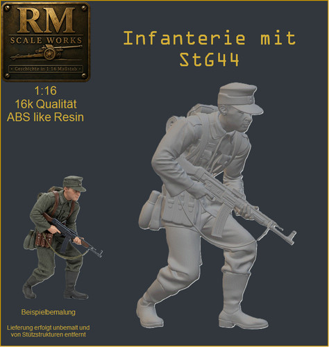 Ww2 wehrmacht figur - 1:16,