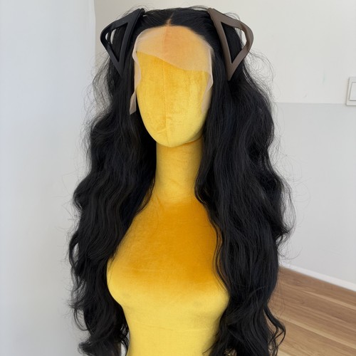 Aus schwarz long wavy - schwarz,