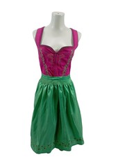 STOCKERPOINT Dirndl Damen Trachtenmode Gr. DE 38 grün-pink Casual-Look