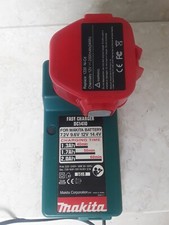 Makita Ladegerät DC1410 und Akku 2Ah fast Neu, 7,2V, 9,6V, 12V, 14,4V, 