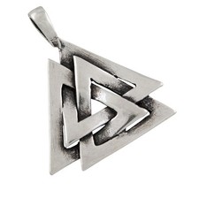 Wotansknoten Anhänger Silber