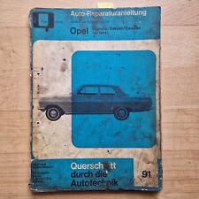 Opel Olympia, Opel Rekord, Opel Caravan 1964 - 1965  Reparaturanleitung Nr. 91