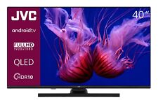 JVC Fernseher 40 Zoll Android TV QLED Smart TV Full HD LED TV HDR Triple-Tuner