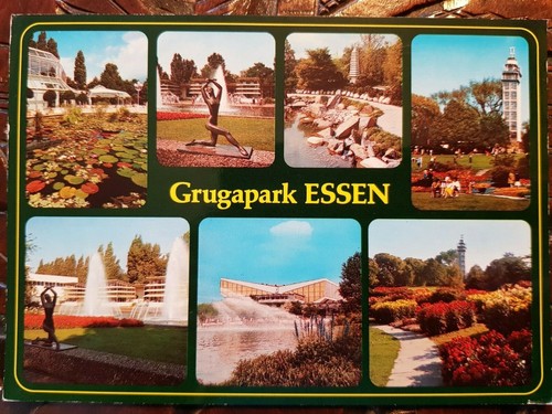 Postkarte 718 gelaufen essen - 718,