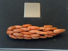 +++    Antike    Korallen   Brosche   +++