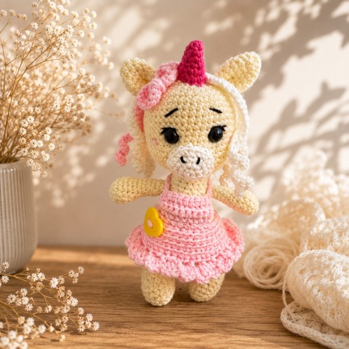 Einhorn amigurumi häkeln - einhorn,,