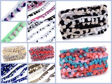 1m Pomponborte multicolor