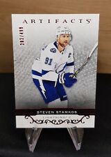 Upper Deck 2021-22 Artifacts #115 - Steven Stamkos - Ruby Stars /499 - Lightning