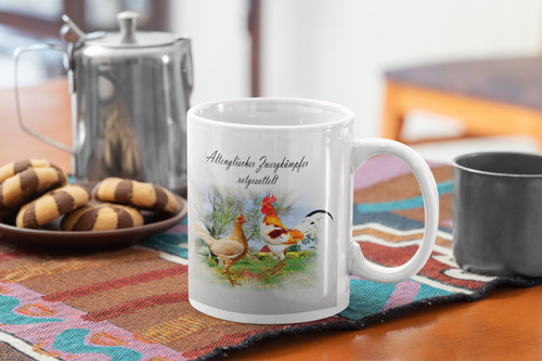 Kaffeetasse tasse hühner - kaffeetasse,