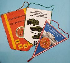 RAR! 3x NVA DDR Wimpel