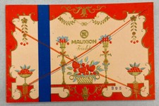 MAUXION Schokolade Produktkarte Früchte Saalfeld Reklame 17x11,5