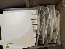 19x  Aktenordner Weiss Ordner DIN A5 Ringordner mit Werbedruck