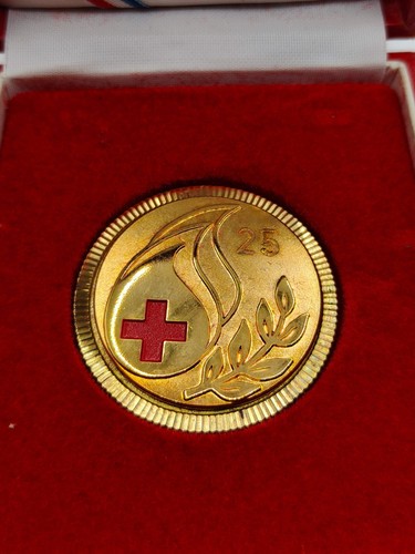 Medaille rotes kreuz ddr - medaille,