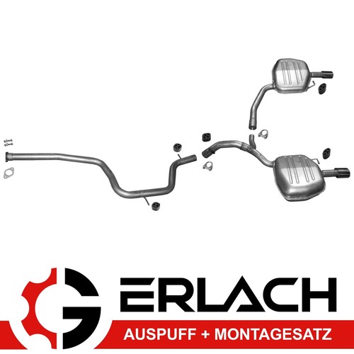Auspuffanlage für volvo v70 - auspuffanlage,