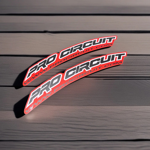 Schwarz pro circuit - schwarz, gebogene