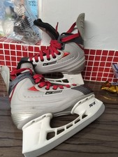 Nike Bauer Vapor Speed Eishockey Schlittschuhe Größe 4 UK guter Zustand