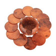 12-teiliges Set Naturholz