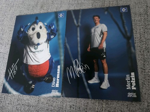 Hsv autogrammkarte von merlin - autogrammkarte,