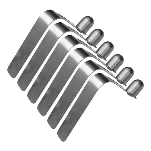 Stück edelstah druckknopf - 6,