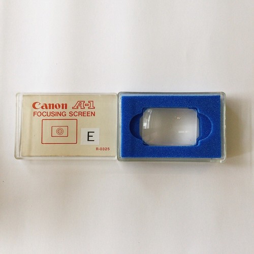 Canon focusing screen - focusing, a-1
