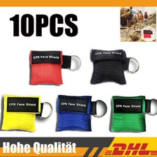 5/10/20X 5 Farben CPR Gesichtsschutz Beatmungstuch Face Shield Beatmungsmaske