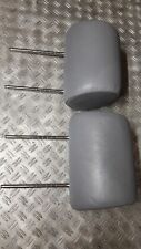 Kopfstütze Vorne  BMW E39 5er E38 7er  Leder grau Basis 2 Stück links und Rechts