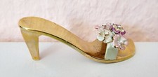 Wunderschön! Deko Miniatur Schuh Metall NEU