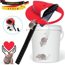 1x FLIP N SLIDE EIMER DECKEL MAUSEFALLE AUTOMATISCHE RATTENFALLE FÜR 5GAL EIMER