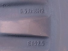 6.5JX16H2ET52.5 felge 407794