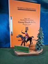 Gr.plastischer Reiter 11cm Gesamthöhe Jagdgesellschaft von Heyde/Haffner/Krause?