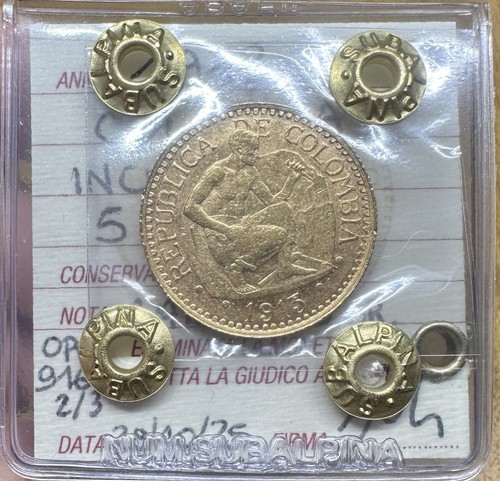 Münze kolumbien pesos - kolumbien, 5