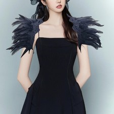 Feder Cape Schal Maskerade