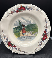 SARREGUEMINES OBERNAI  1 (von 13 ) SUPPENTELLER Motivmix - H.LOUX Neuwertig