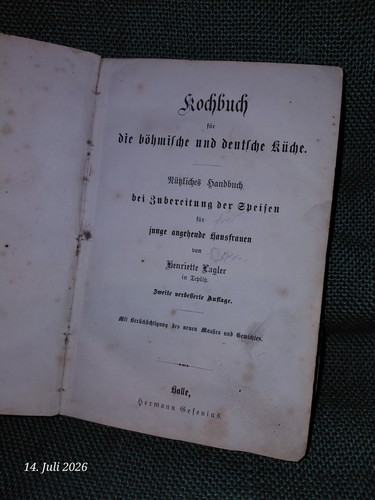 Altes kochbuch handbuch - kochbuch,,