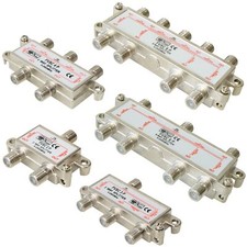 SAT Verteiler 5 - 2500MHz digital Splitter Kabel BK-Verteiler UKW TV DVB-T HDTV