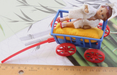 Ddr handwagen puppe - ddr,