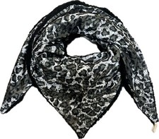 XXL Leopard Teddyfell Dreieck