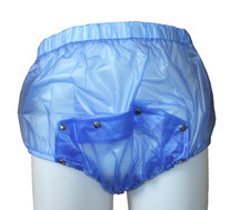 PVC U wie Popper Hose Plastik Windelhülle Sissy Rollenspiel Vinyl Slip 3XL