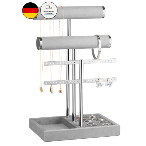 Schmuckständer grau mit - , 5