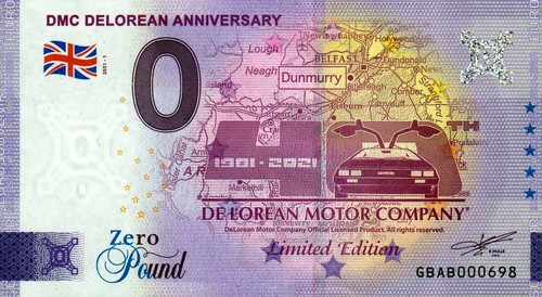 Euro schein zero pound - 0,