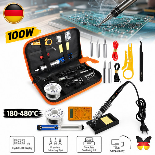 100w lötkolben set digital - lötkolben,