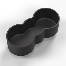 Audi A3 S3 8L Doppel Cupholder Mittelkonsole Schwarz 8L0863244A