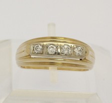 Ring 14k 585 er gelb - in,