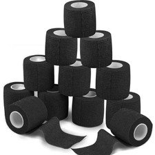 Selbstklebender Verband 12Rollen, 5cm x 4.5m Pflaster Rolle Verbandsmaterial, El