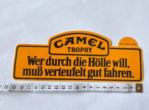 Camel trophy aufkleber - camel, durch